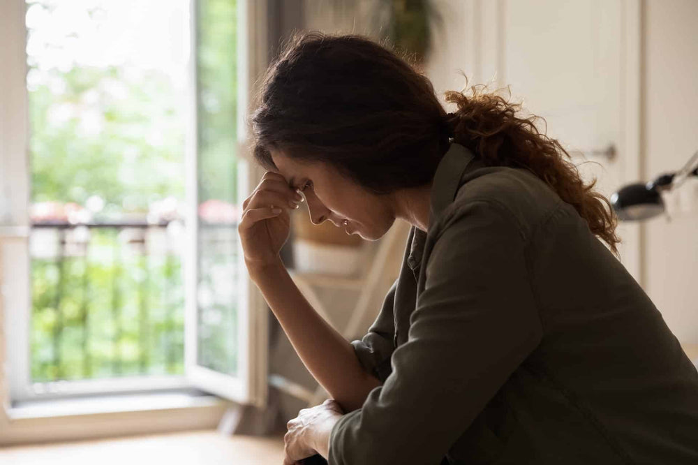 Suffering woman