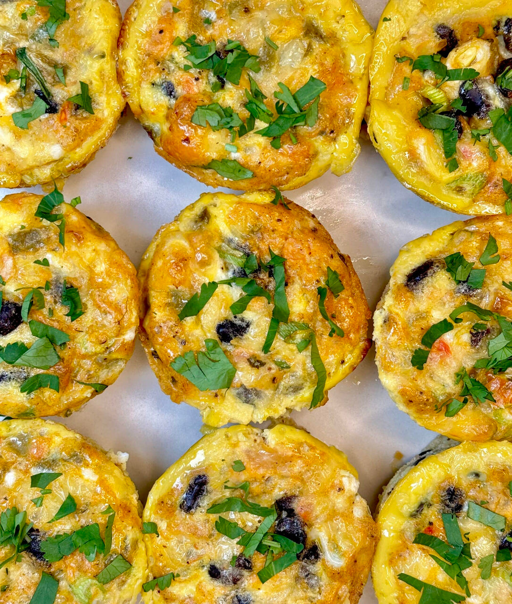 Black Bean & Green Chili Egg Bites