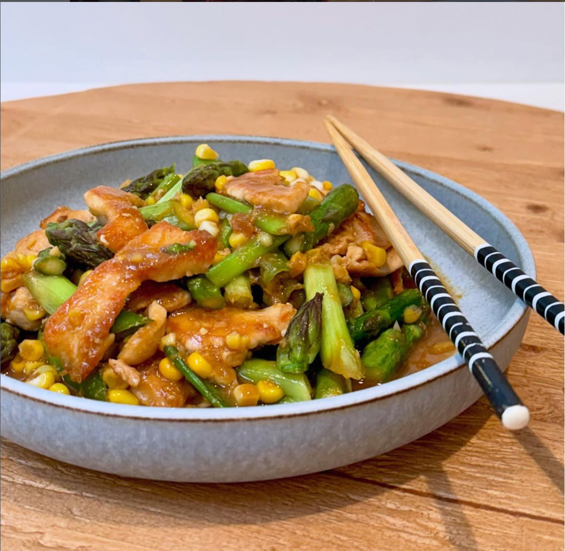 Orange-Miso Chicken & Asparagus