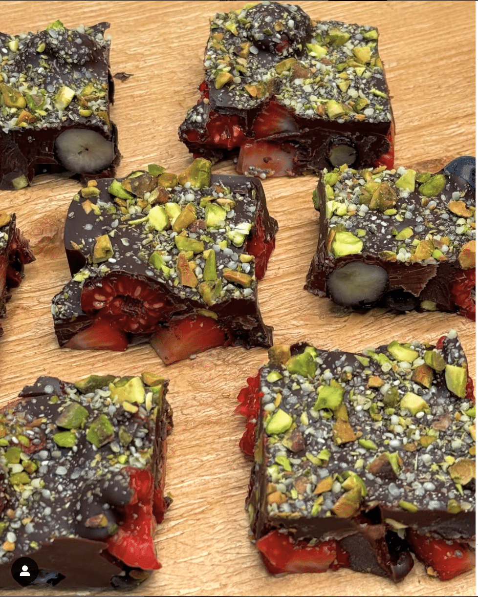 Chocolate Berry Crunch Bars