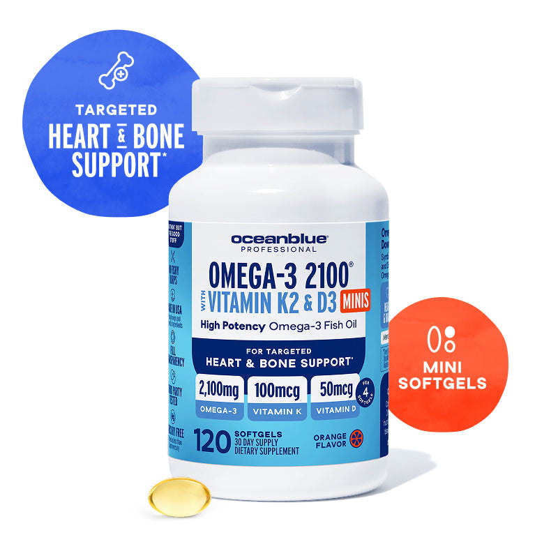 Omega-3 2100 with Vitamin K2 & D3 Minis