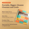 Norms Big Sheets Hemorrhoid Wipes – Wipe Outs (24ct, Individually Wrapped)