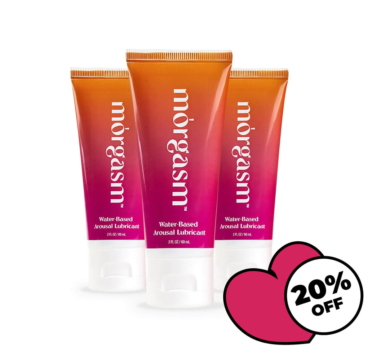 3-Pack Morgasm Arousal Gel