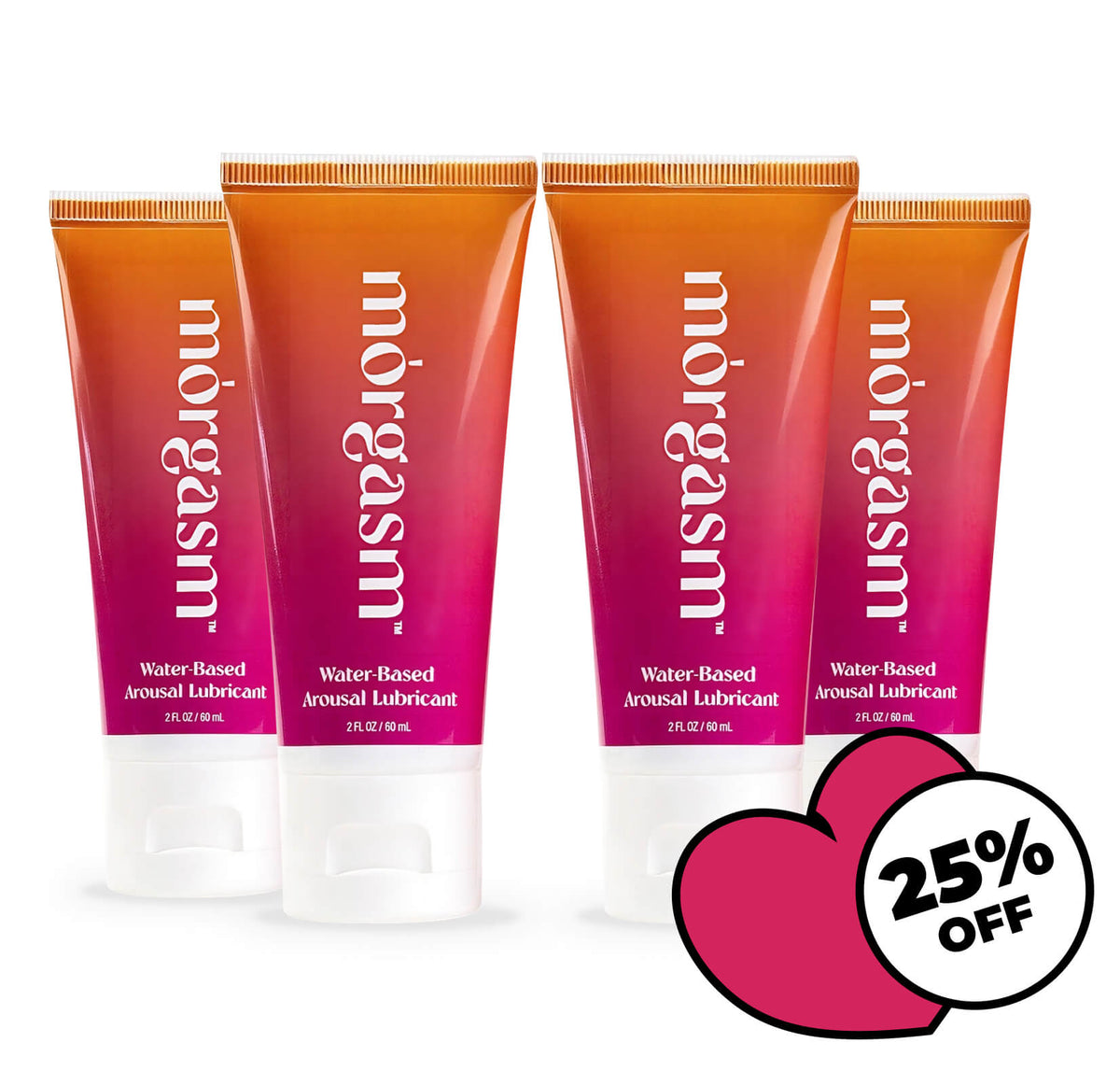4-Pack Morgasm Arousal Gel