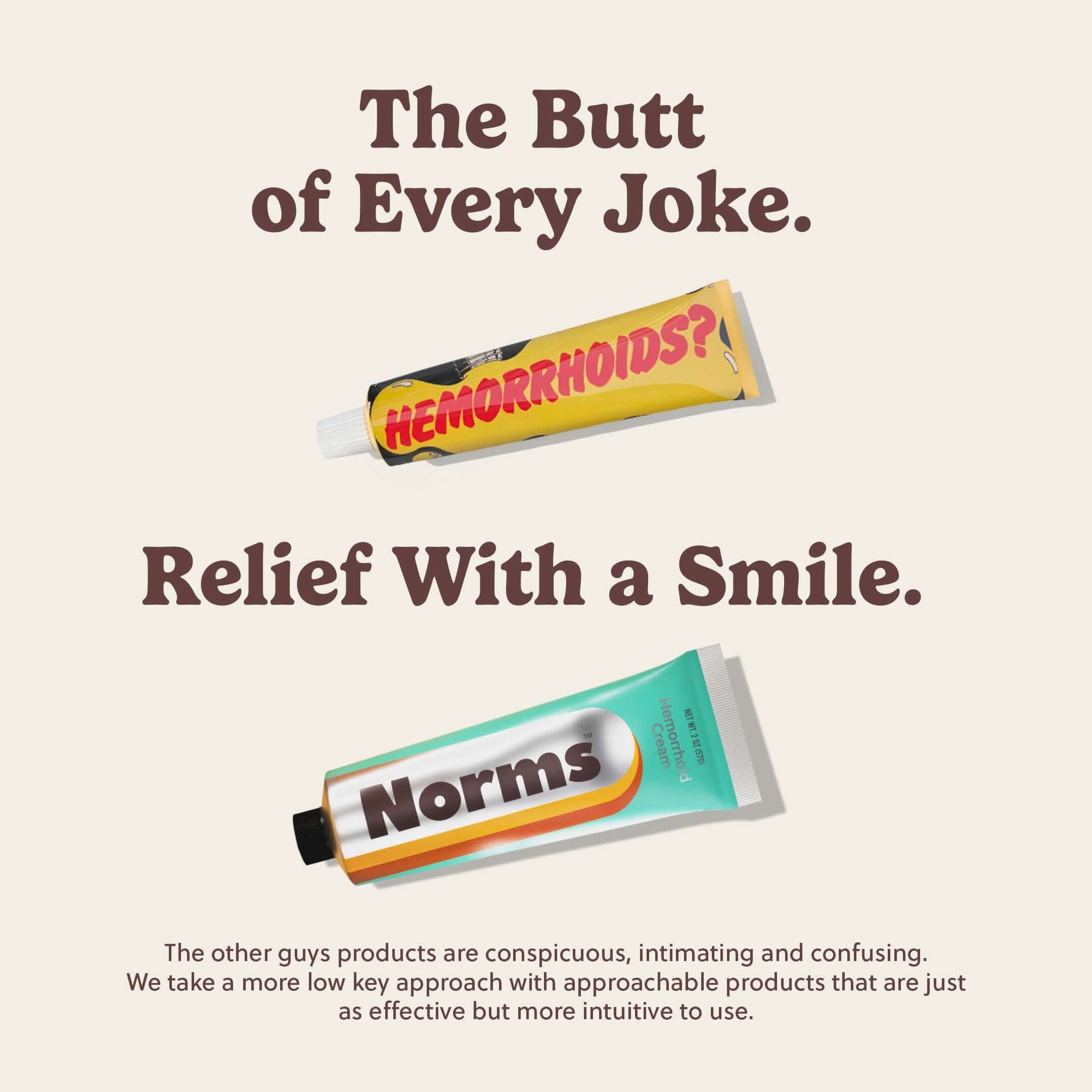 Norms Hemorrhoid Treatment Cream (Big Squeeze, 2oz, 5% Lidocaine)