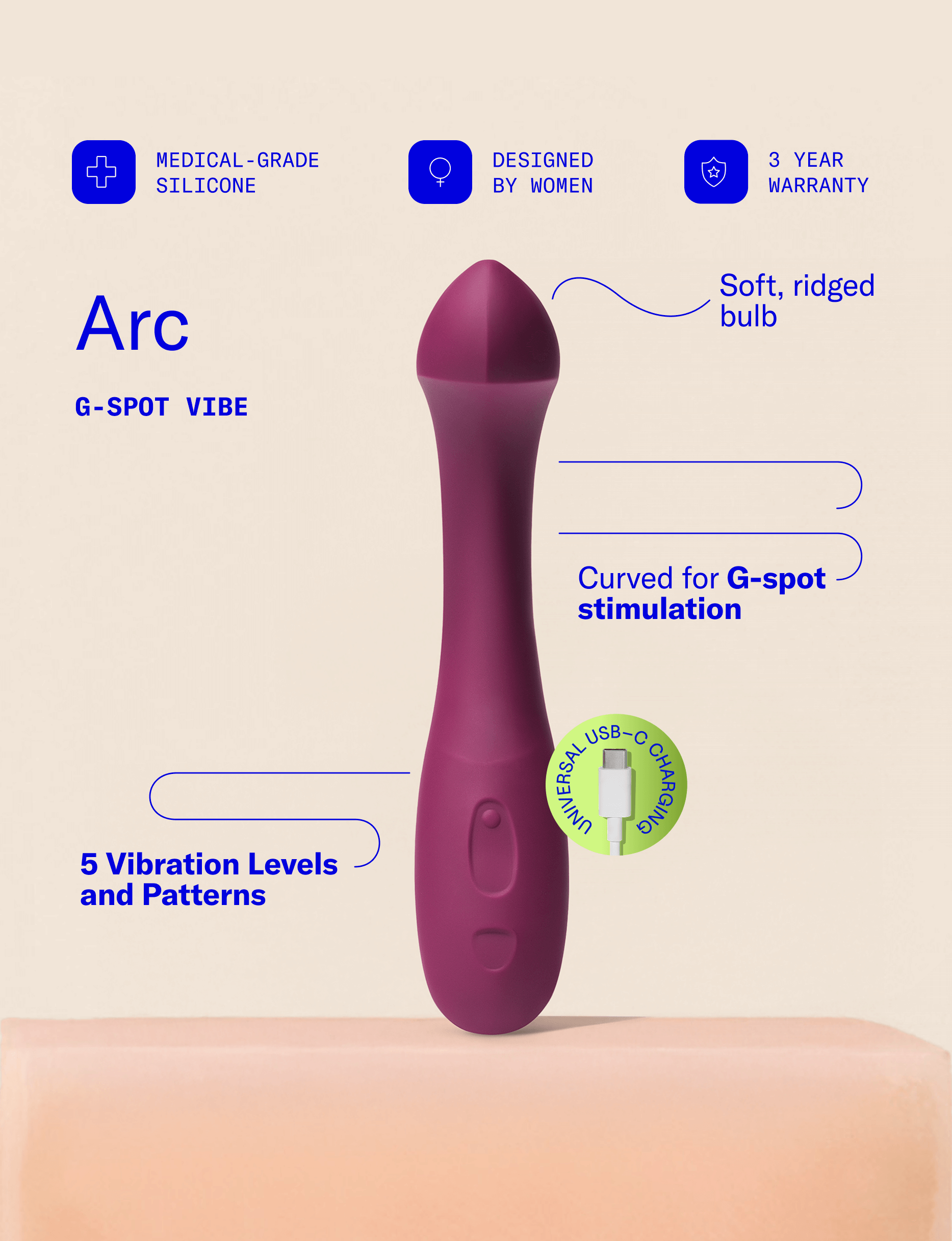 Arc G-Spot Vibrator