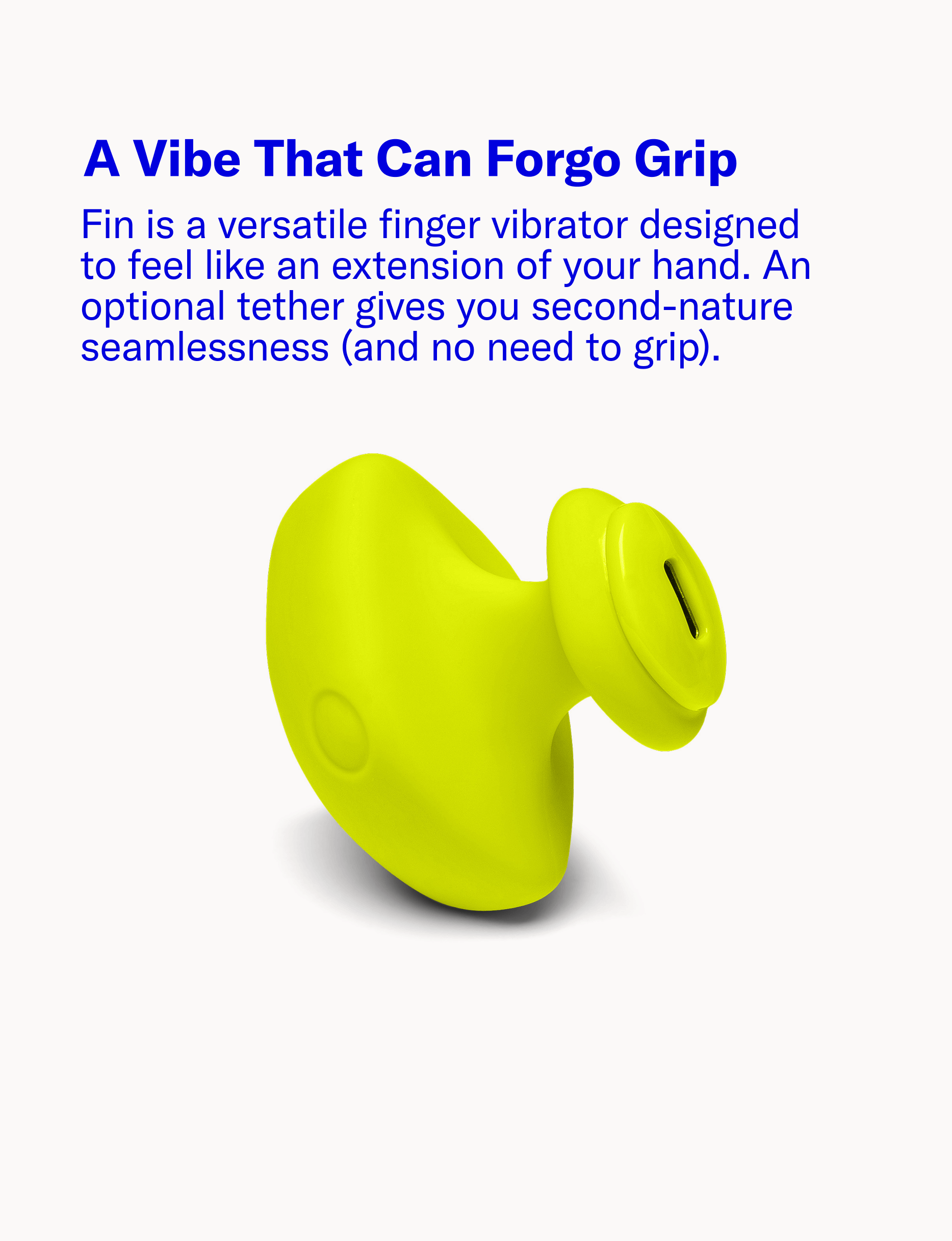 Fin Finger Vibrator