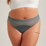 Leakproof Mesh Thong