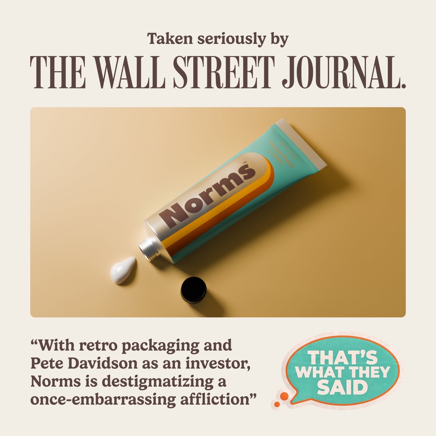 Norms Hemorrhoid Treatment Cream (Big Squeeze, 2oz, 5% Lidocaine)