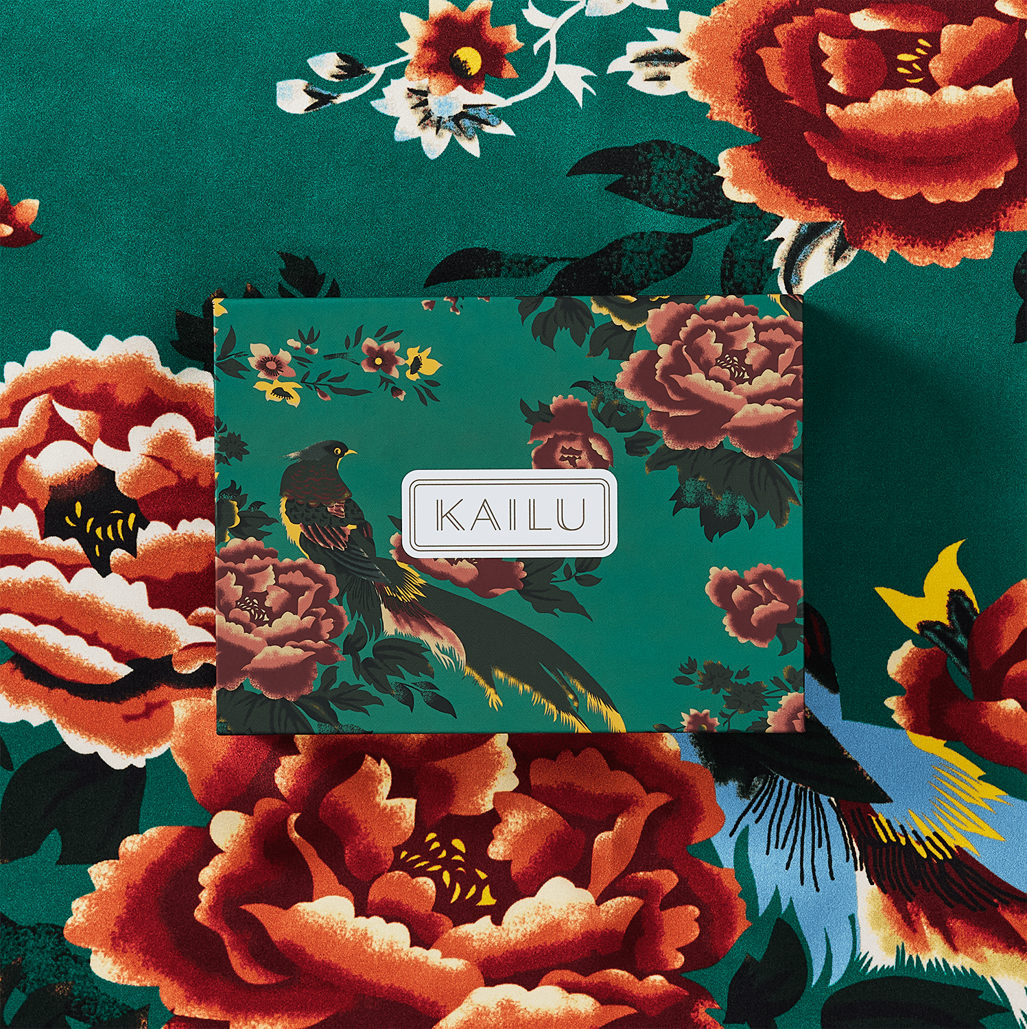 Imperial Bloom Silk Scarf
