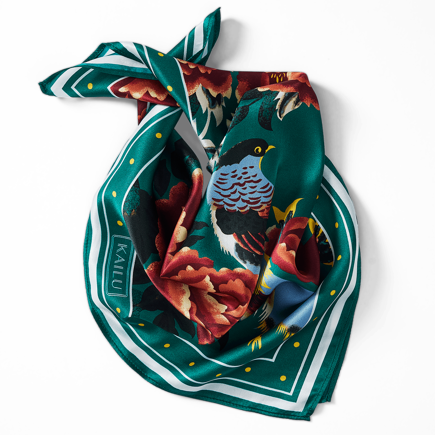 Imperial Bloom Silk Scarf
