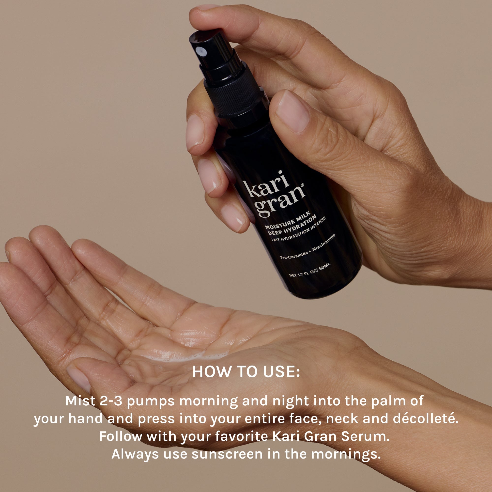 Moisture Milk Deep Hydration Pro-Ceramide + Niacinamide Mist
