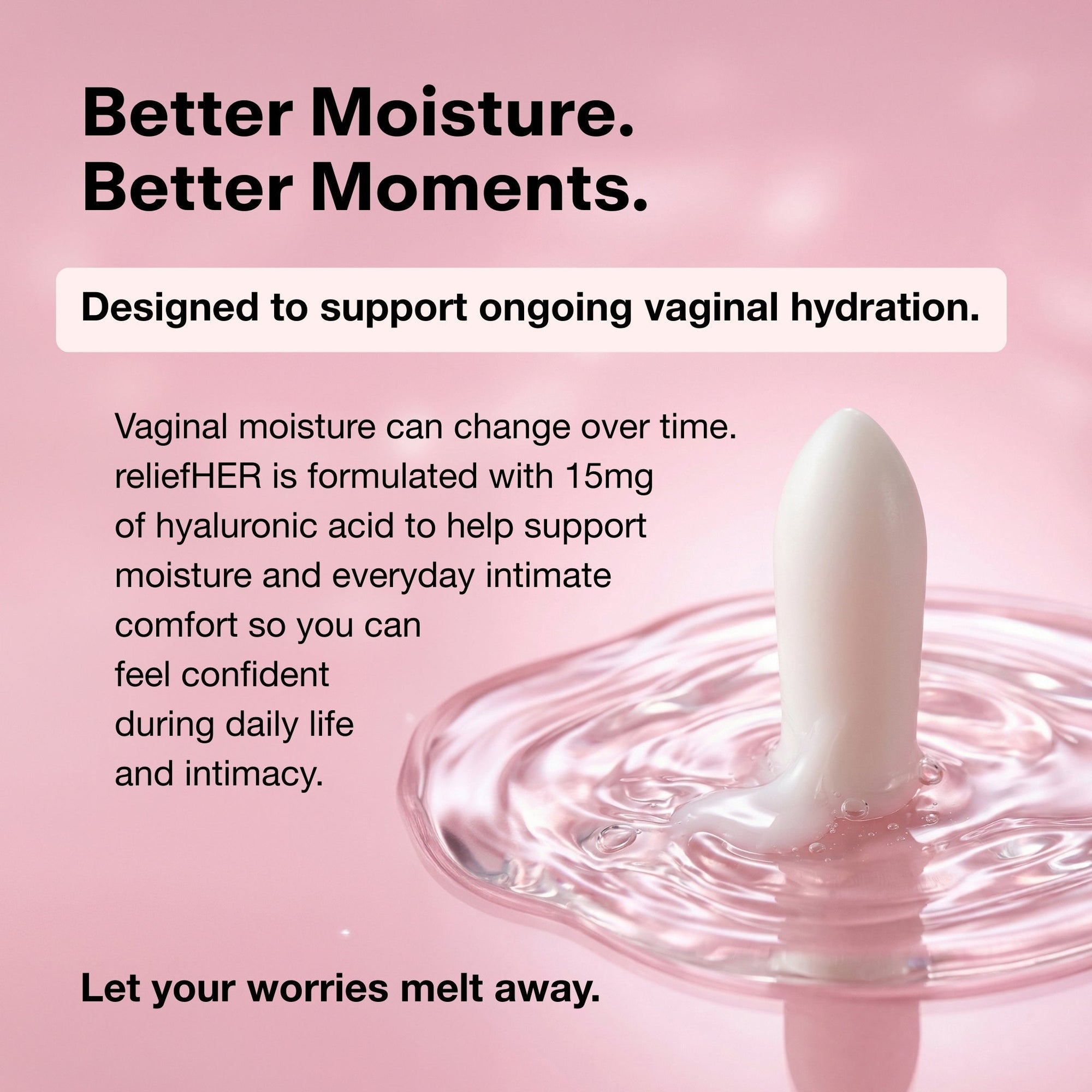reliefHER™ Vaginal Hydration Melts