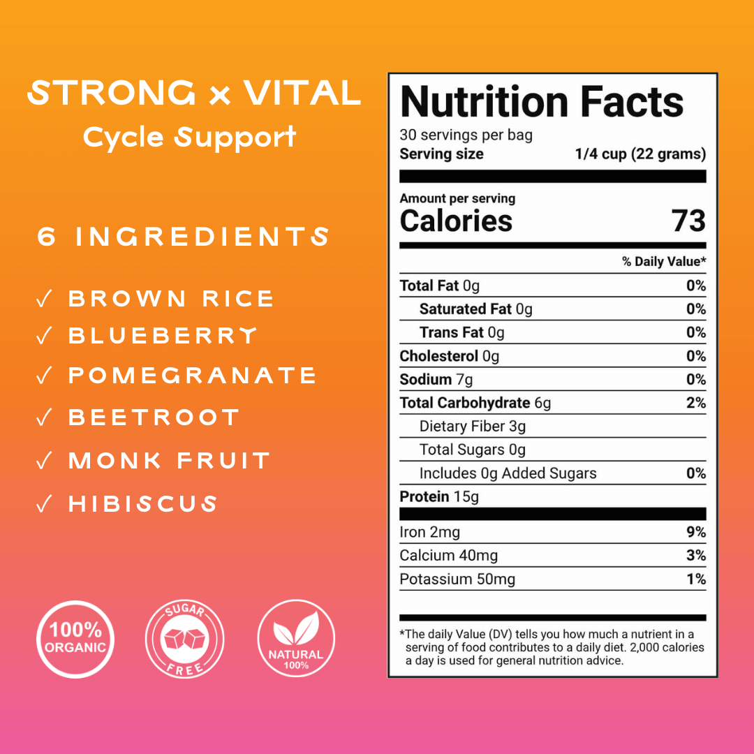 Strong + Vital | Cycle Support Protein Powder | Daughter's Blend