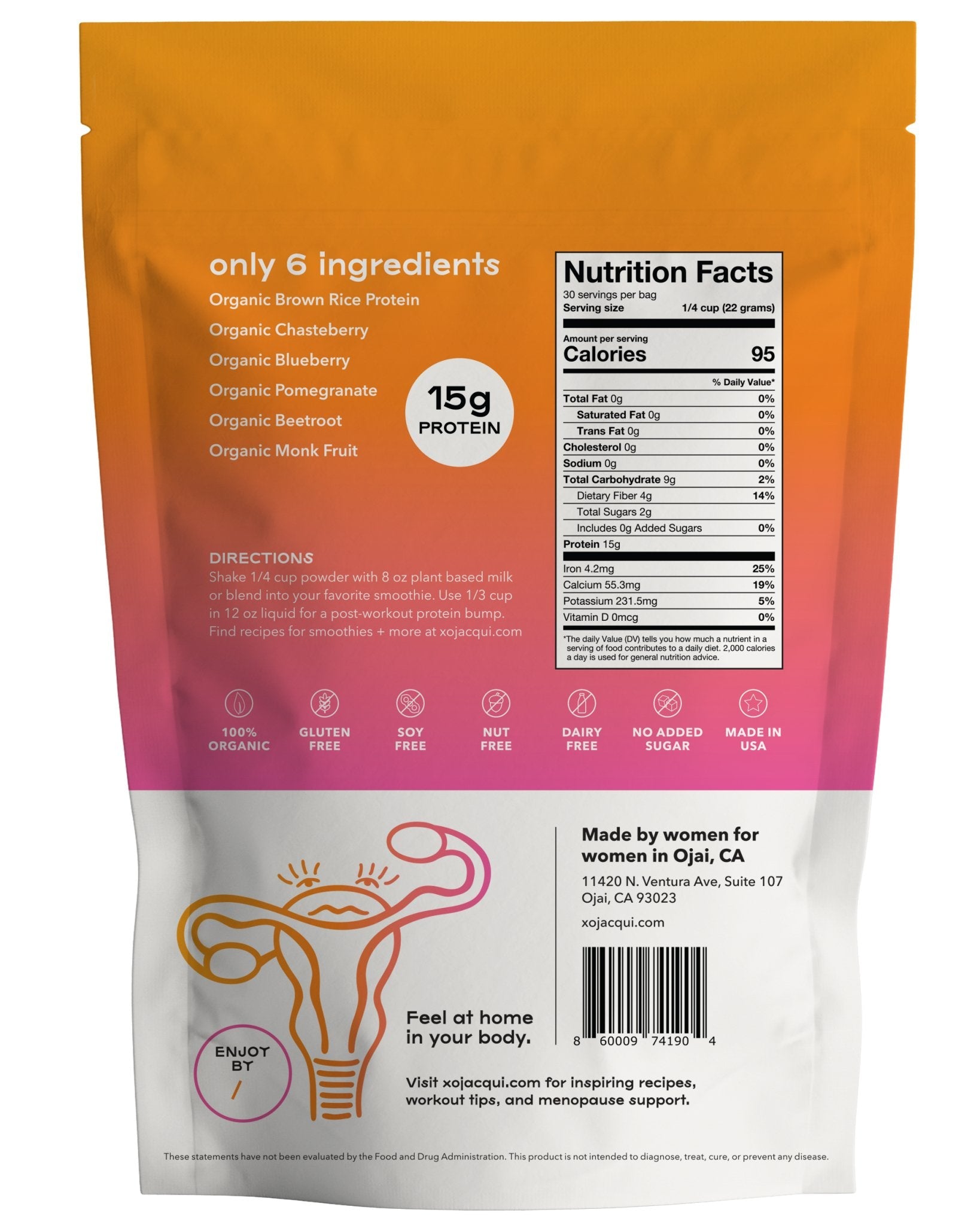 Strong + Vital | Menopause Support Protein Powder | Berry Pomegranate